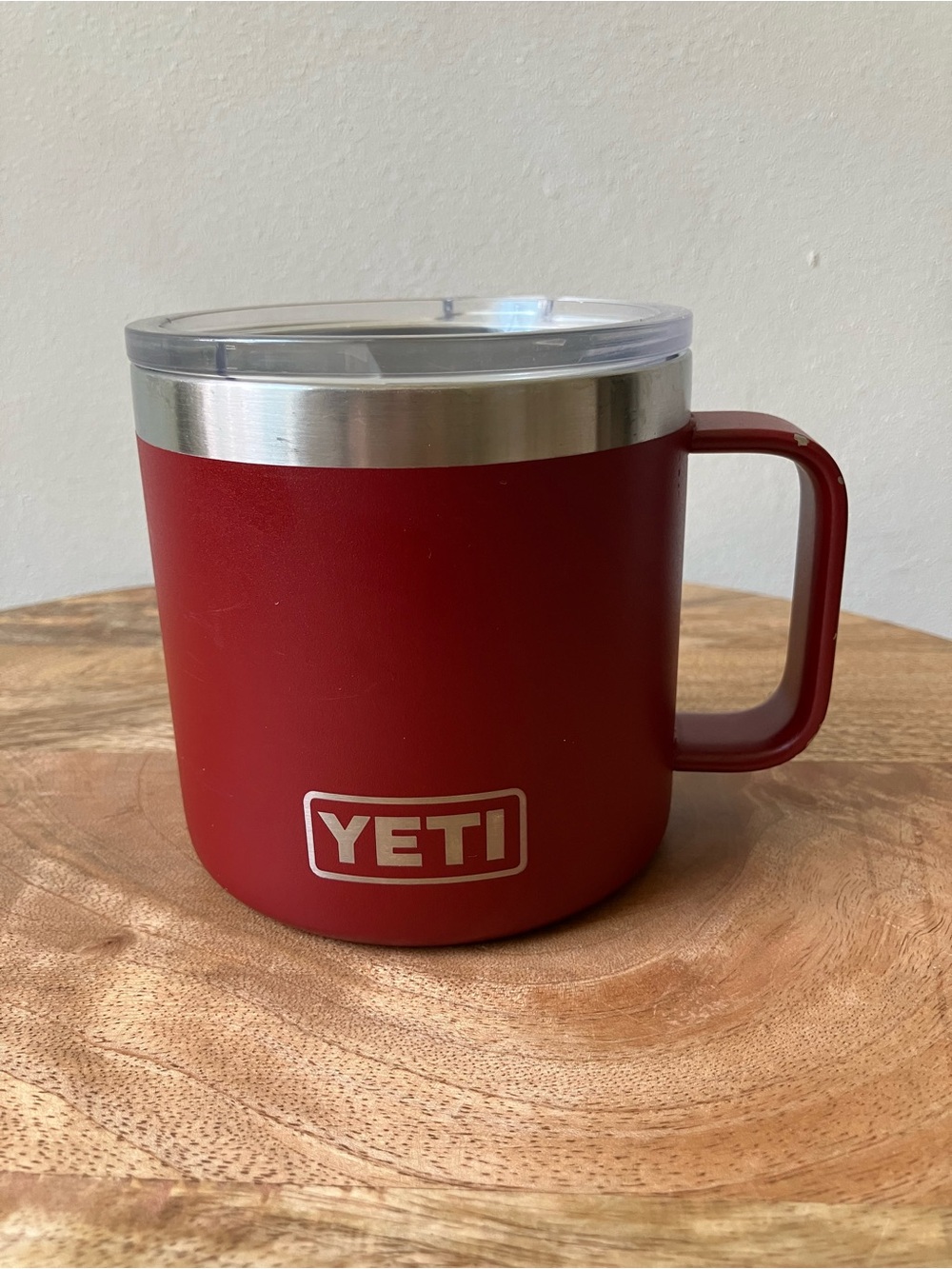 YETI | Rambler 14 oz Stainless Steel Vacuum Insulated Travel Mug Harvest Red